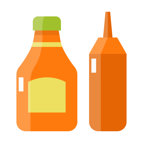 Sauce bottle Mangsaabguru Flat icon