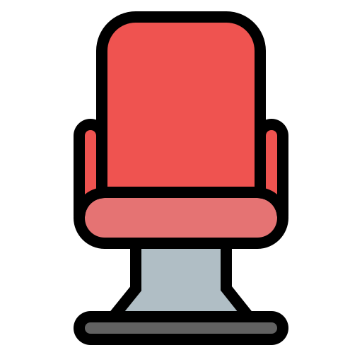 이발소 의자 Generic Outline Color icon