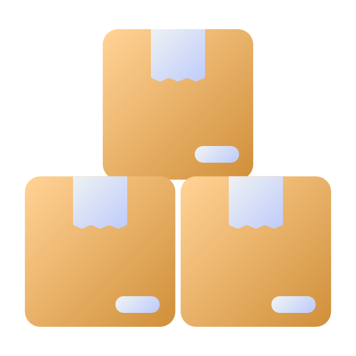 Packages Generic Flat Gradient icon