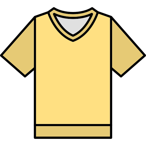 camiseta de fútbol Generic Thin Outline Color icono