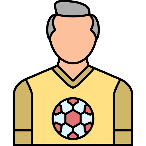 サッカー選手 Generic Thin Outline Color icon