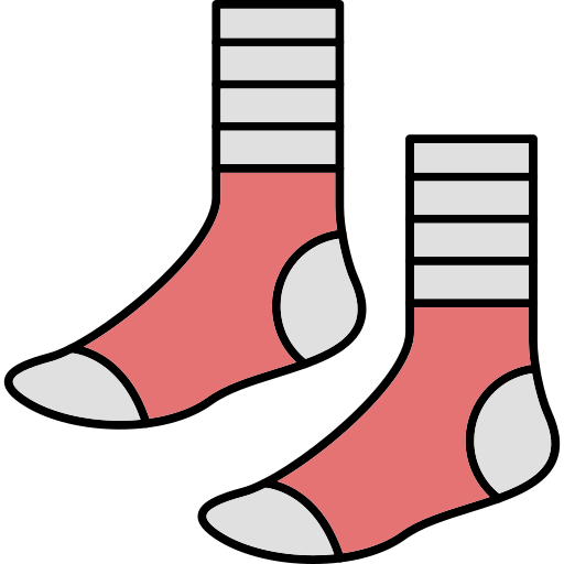 des chaussettes Generic Thin Outline Color Icône
