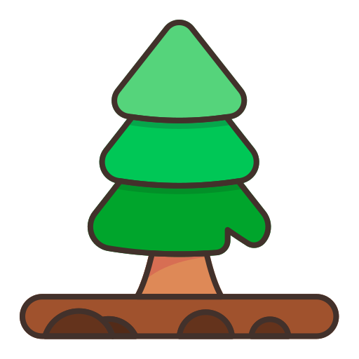 Forest Generic Outline Color icon