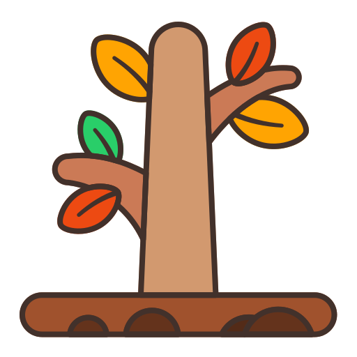 나뭇 가지 Generic Outline Color icon