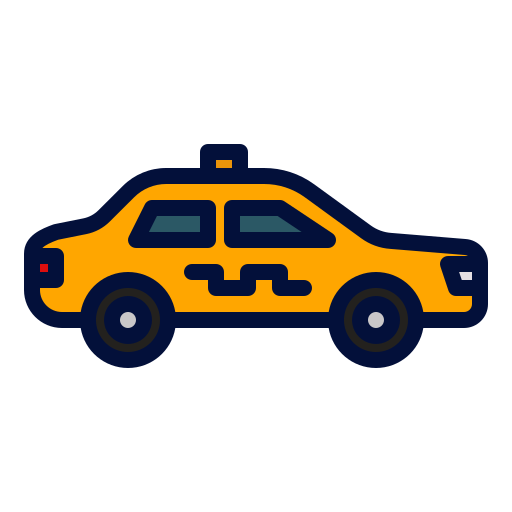 taxi Mangsaabguru Lineal Color icona