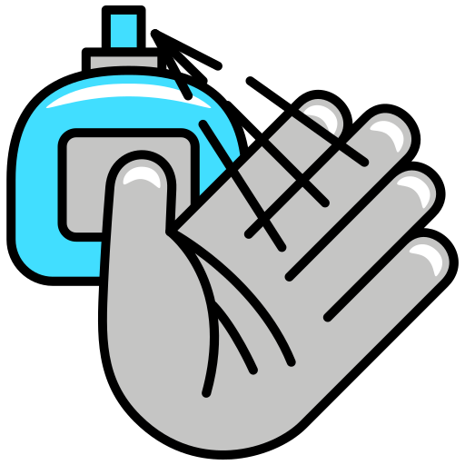 sanityzer dłoni Generic Outline Color ikona