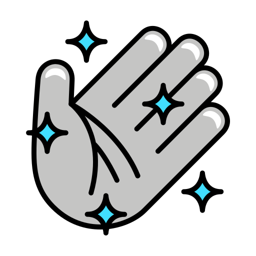 brudne ręce Generic Outline Color ikona