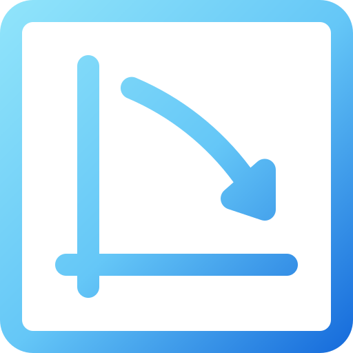 diagram Generic Gradient ikona