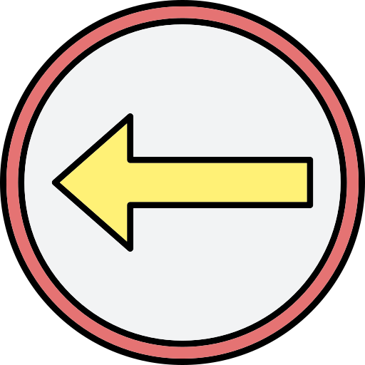freccia sinistra Generic Thin Outline Color icona