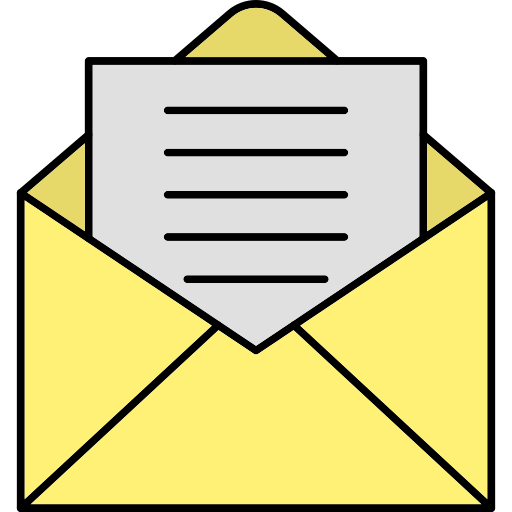 Letter Generic Thin Outline Color icon