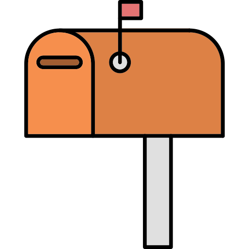 Letterbox Generic Thin Outline Color icon