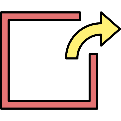 exportation Generic Thin Outline Color Icône