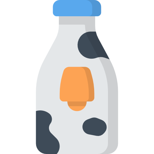 Milk Kawaii Flat icon