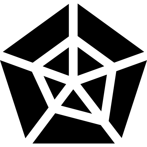 hexagon Basic Rounded Filled icon