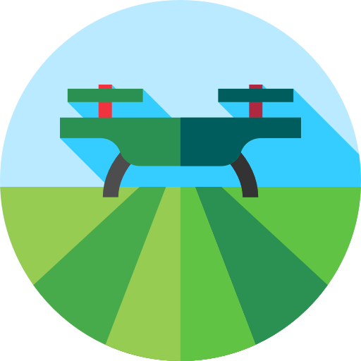 drone Flat Circular Flat icoon