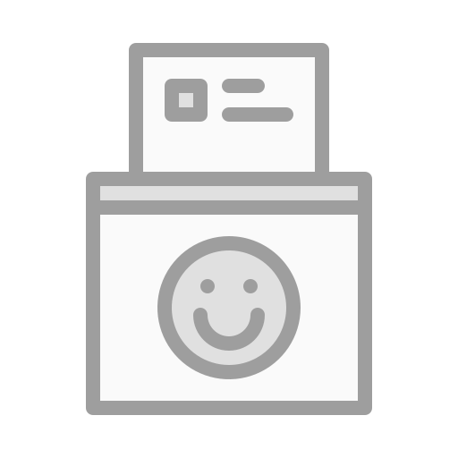 Ballot box Generic Grey icon