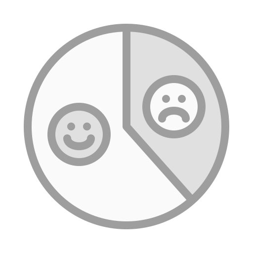 gráfico circular Generic Grey icono