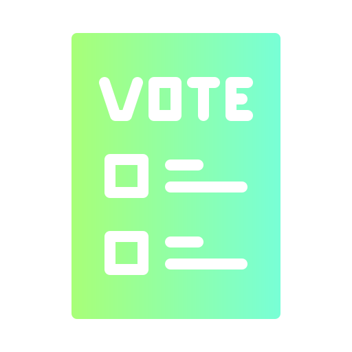 Vote Generic Flat Gradient icon