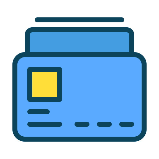 Atm card Generic Outline Color icon