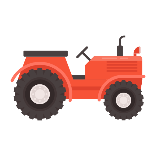 Roller tractor Generic Flat icon
