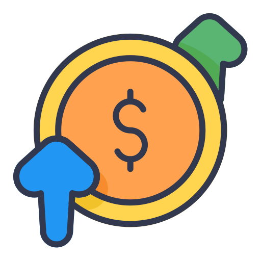 Coin stack Generic Outline Color icon