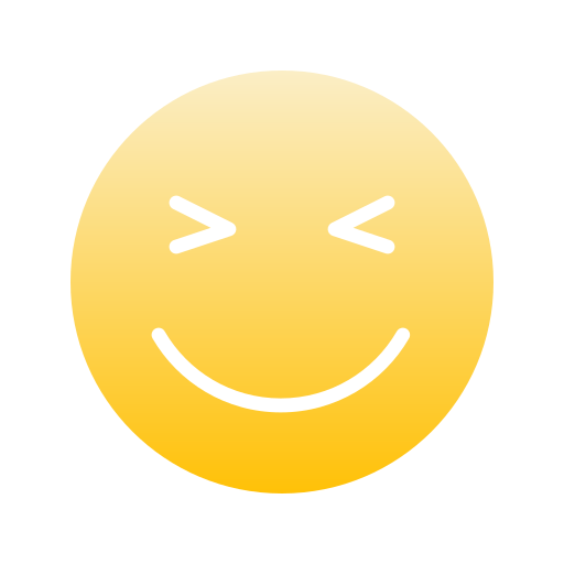 Happy face Generic Flat Gradient icon