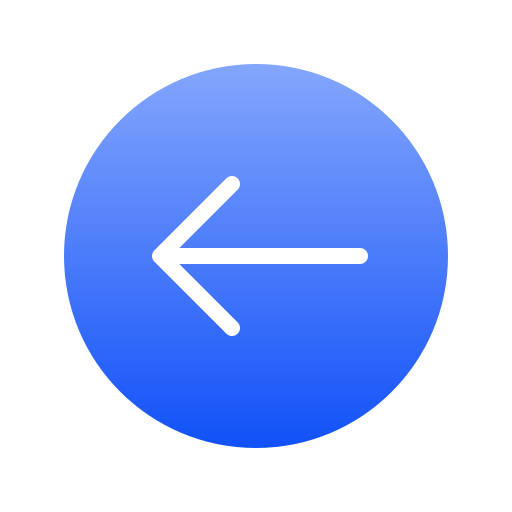 flecha izquierda Generic Flat Gradient icono