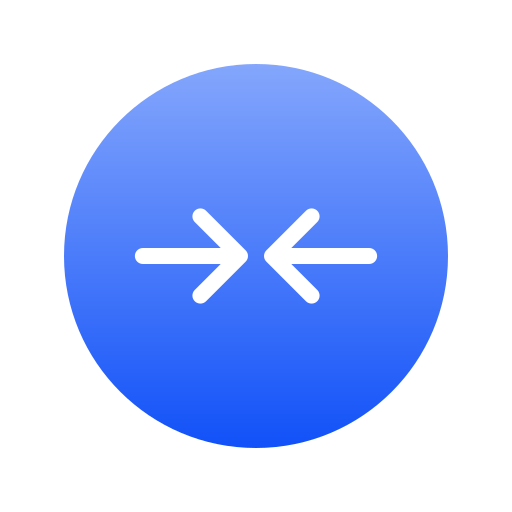 Expanding arrows Generic Flat Gradient icon
