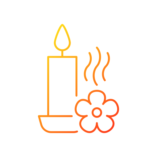 aromatyczna świeca Generic Gradient ikona