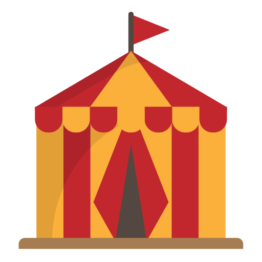 tenda da circo Generic Flat icona