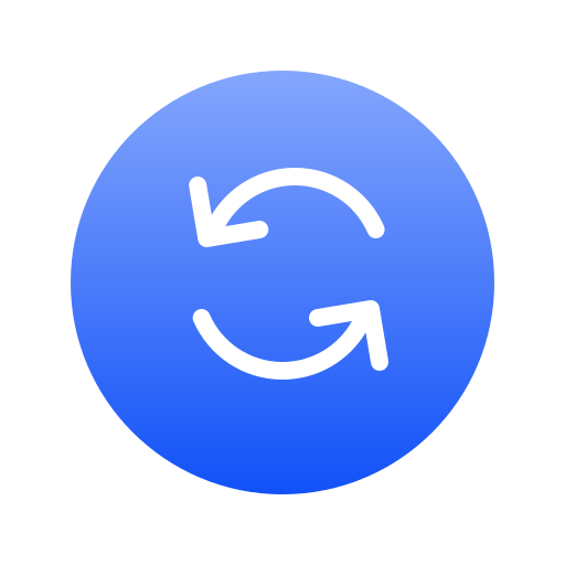 synchronisieren Generic Flat Gradient icon