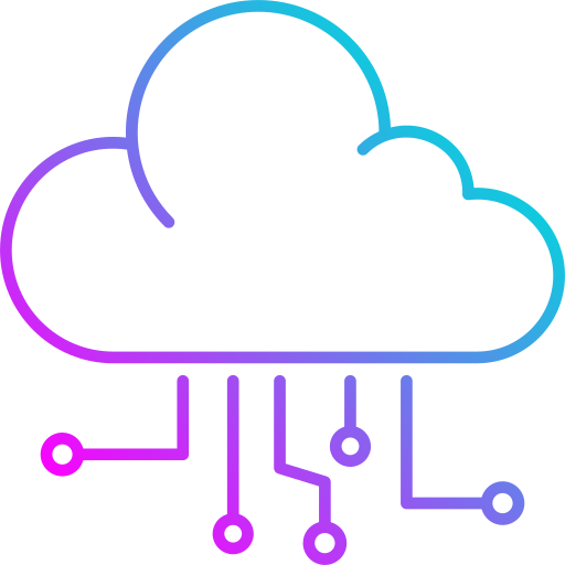 Computing cloud Generic Gradient icon