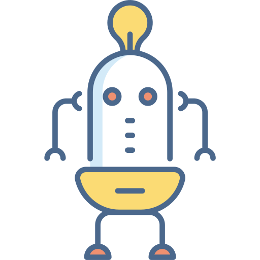 robot Generic Outline Color icono