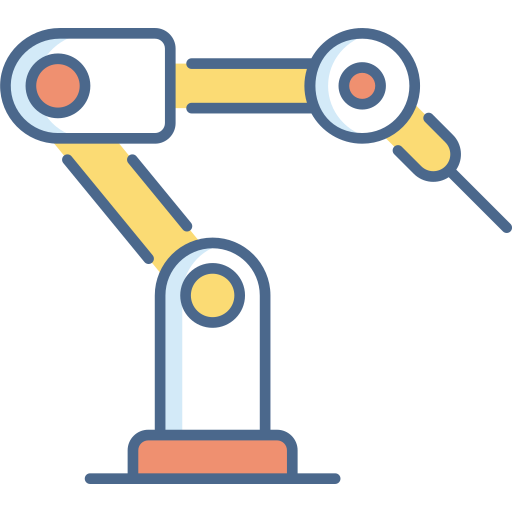 brazo robotico Generic Outline Color icono