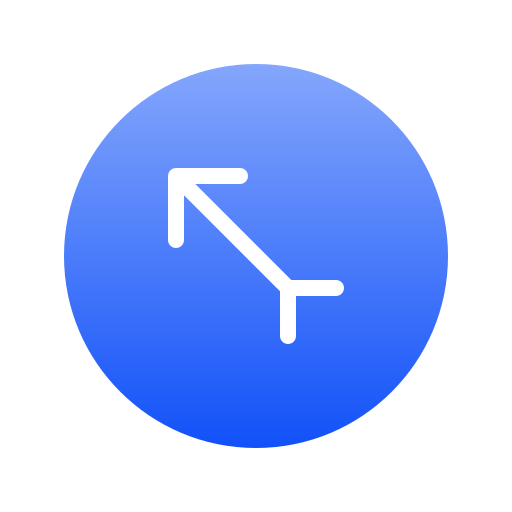 linker pijl Generic Flat Gradient icoon