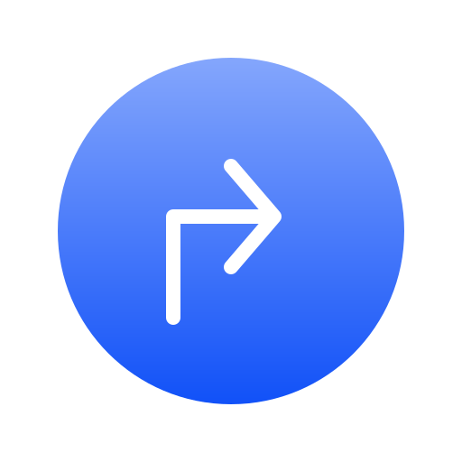 右矢印 Generic Flat Gradient icon