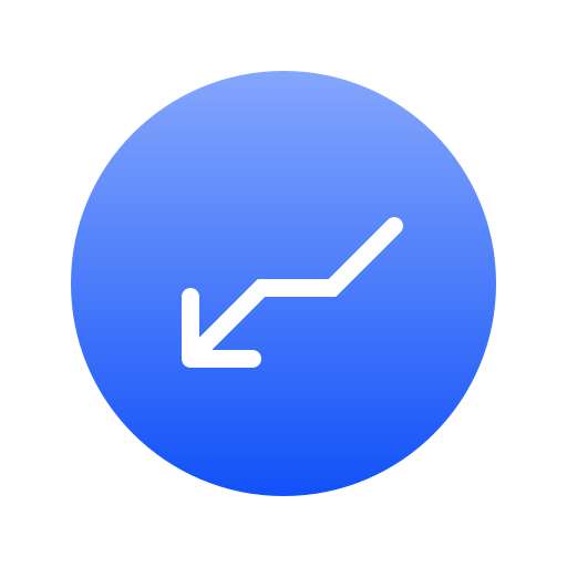 zigzag Generic Flat Gradient icoon