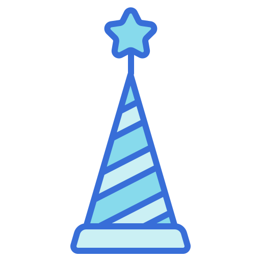 sombrero de fiesta Generic Blue icono