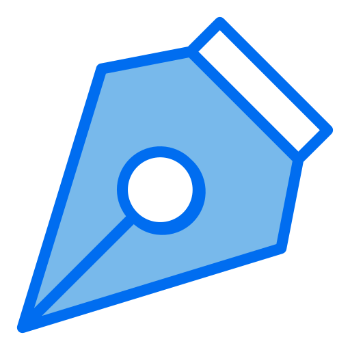 펜 도구 Generic Blue icon