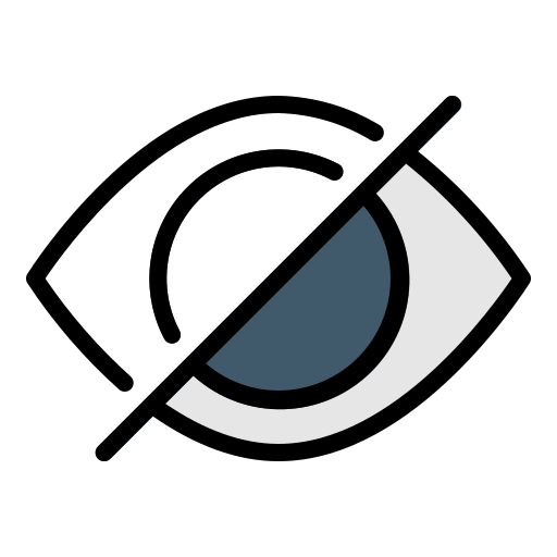ojo Generic Detailed Outline icono