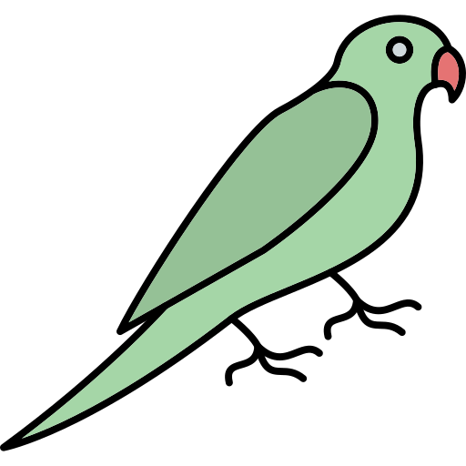 papuga Generic Outline Color ikona