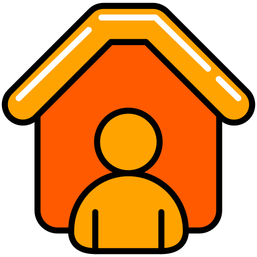 Stay at home Generic Outline Color icon