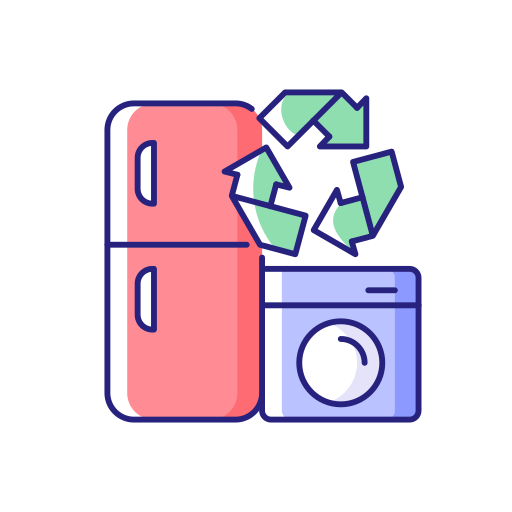 recycle symbool Generic Thin Outline Color icoon