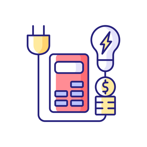 Calculating machine Generic Thin Outline Color icon