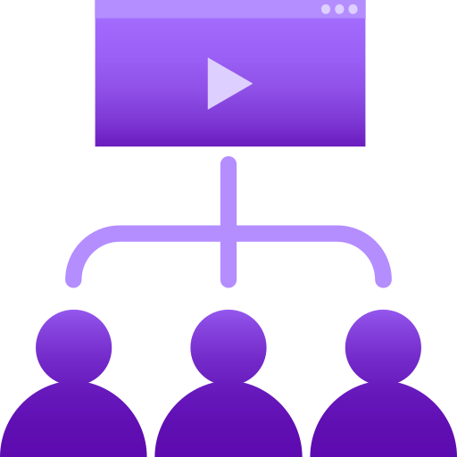video marketing Generic Flat Gradient icono