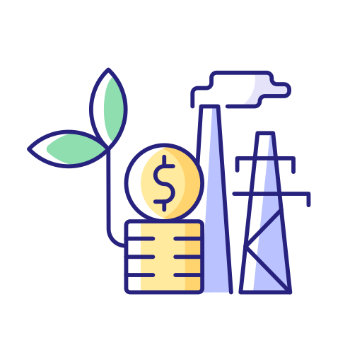 Power plant Generic Thin Outline Color icon