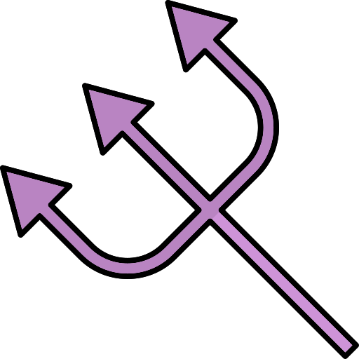 Trident Generic Outline Color icon