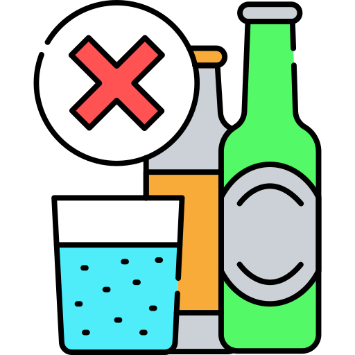 bebidas alcohólicas Generic Thin Outline Color icono