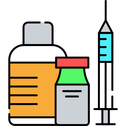 薬物 Generic Thin Outline Color icon