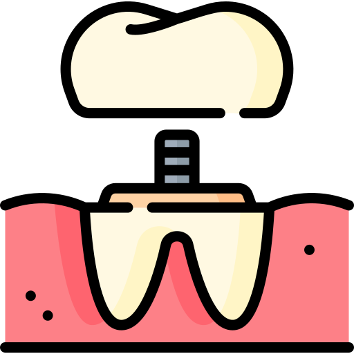 Dental crown Special Lineal color icon